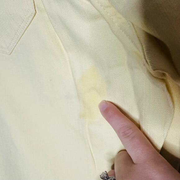 Christopher & banks Yellow Signature Slimming Solution Modern Ankle Jeans Size 8 - Picture 8 of 8